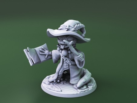 Curious Critters of Whimsy Isle. "The Wizard" miniature
