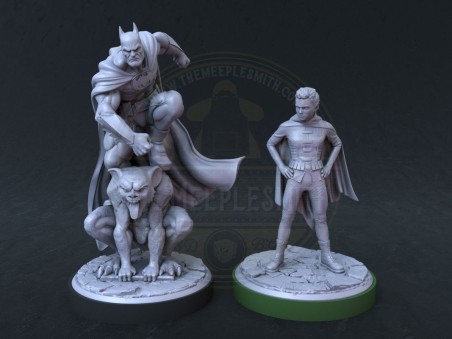 Batman and Robin Miniatures