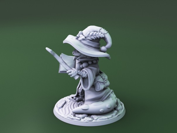 Criaturas Curiosas de la Isla de las Fantasías. Miniatura "El Mago"
