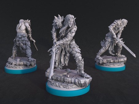 Miniatura de Kazhel, Guerrero de Sangre de Bruja