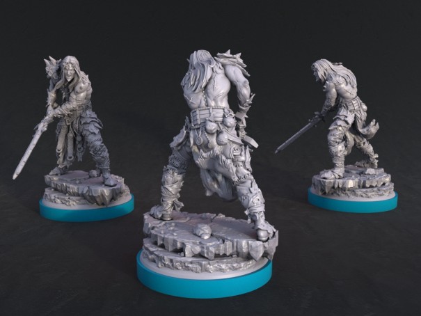 Miniatura de Kazhel, Guerrero de Sangre de Bruja