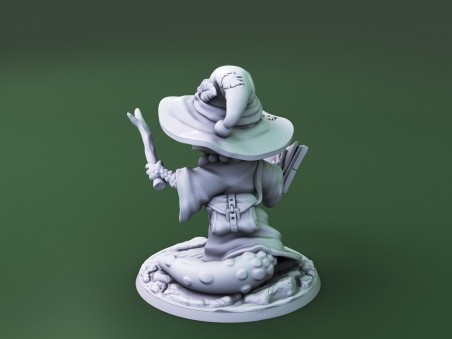 Curious Critters of Whimsy Isle. "The Wizard" miniature