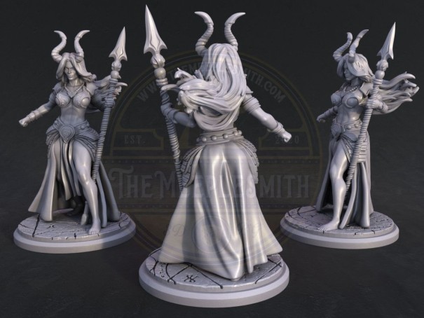 Miniatura de Fantasía "Dalia con Cuernos"