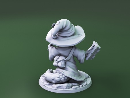 Curious Critters of Whimsy Isle. "The Wizard" miniature