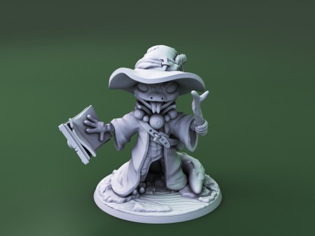 Curious Critters of Whimsy Isle. "The Wizard" miniature