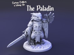 Criaturas Curiosas de la Isla del Capricho. Miniatura "El Paladín"