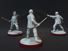 Miniatura de Obi-One Keyorik "El Sepulturero con Sable" 2