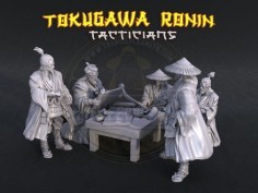 Tácticos Tokugawa (Pack de 5 miniaturas + accesorios)