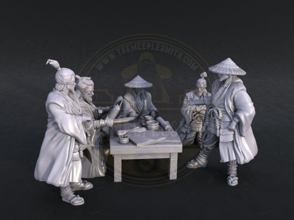 Tokugawa Tacticians (Pack of 5 minis + props)