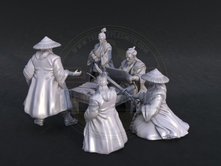 Tokugawa Tacticians (Pack of 5 minis + props)