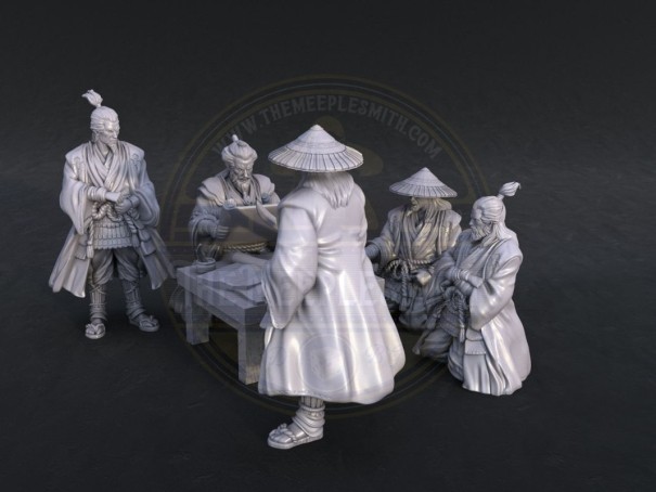 Tokugawa Tacticians (Pack of 5 minis + props)