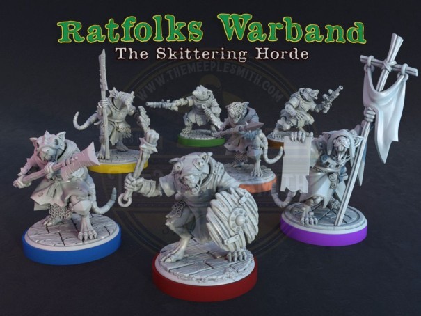 Ratfolks Warband miniatures