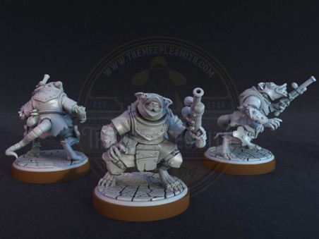 Ratfolks Warband miniatures