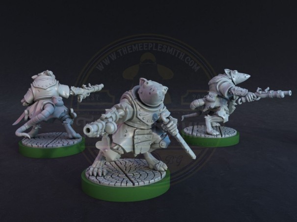 Ratfolks Warband miniatures