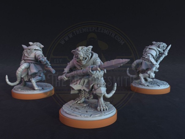 Ratfolks Warband miniatures