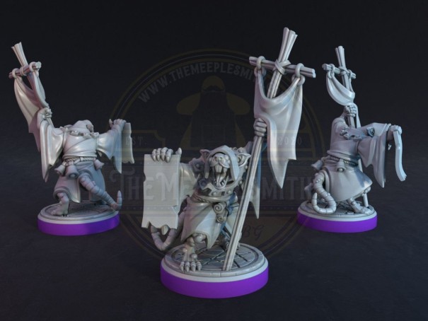 Ratfolks Warband miniatures