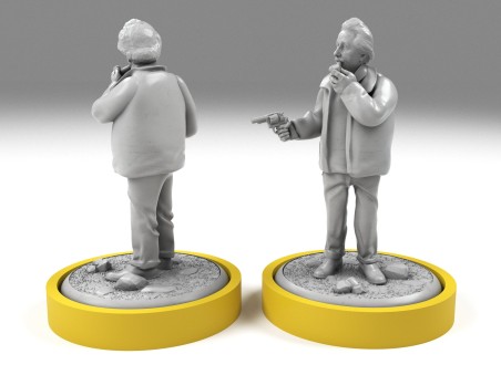 Albert Einstein survivor miniature