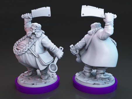 The Dwarves Against the Shadows miniatures