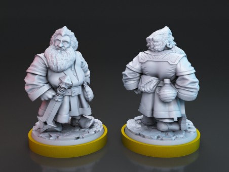 The Dwarves Against the Shadows miniatures