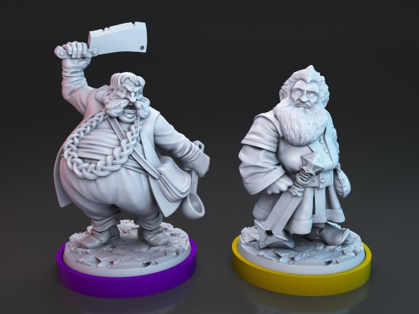 Las miniaturas de Enanos Contra las Sombras