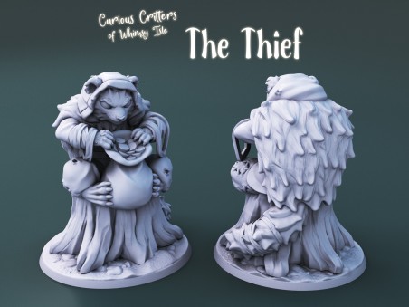 Curious Critters of Whimsy Isle. "The Thief" miniature