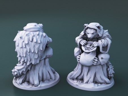 Curious Critters of Whimsy Isle. "The Thief" miniature