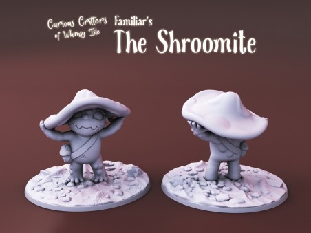 Curious Critters of Whimsy Isle. "The Shroomite Familiar" miniature pl