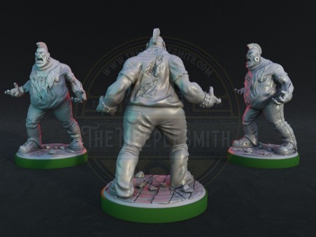 Miniatura de Zombi Gordinflón Punk