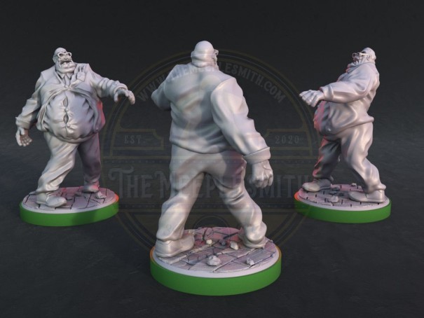 Miniatura de Zombi Maestro Gordinflón