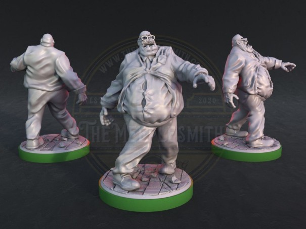 Fatty Teacher  Zombie miniature