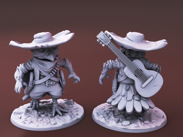 Crítters Curiosos de la Isla del Capricho. Miniatura "El Bandido"