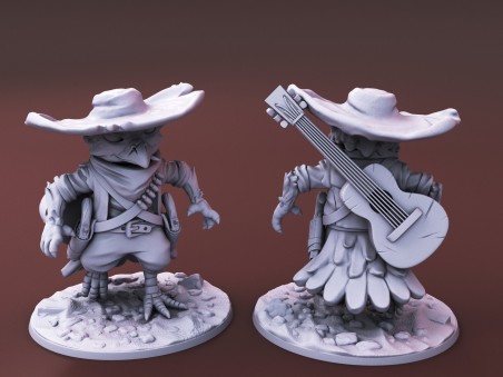 Curious Critters of Whimsy Isle. "The Bandito" miniature