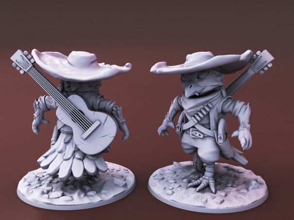 Crítters Curiosos de la Isla del Capricho. Miniatura "El Bandido"