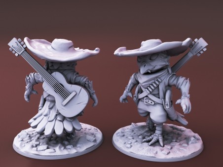 Curious Critters of Whimsy Isle. "The Bandito" miniature