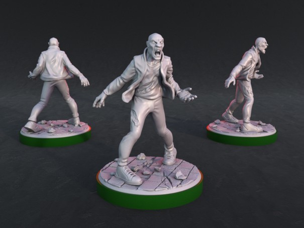 Zombie miniature V.3