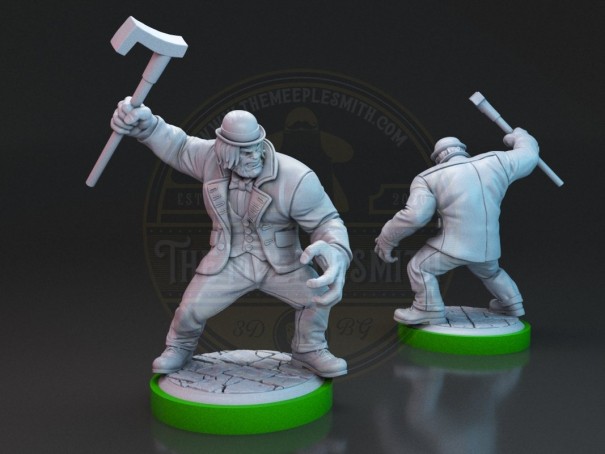 Pack of sidekicks miniatures for Unmatched Cobble & Fog
