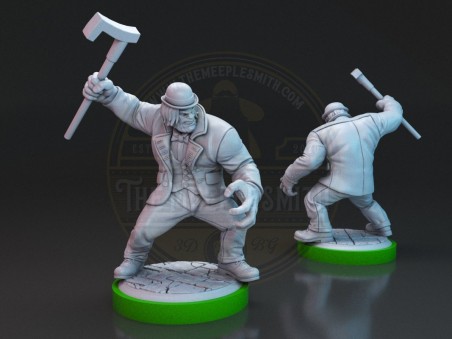 Pack of sidekicks miniatures for Unmatched Cobble & Fog