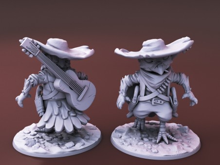 Curious Critters of Whimsy Isle. "The Bandito" miniature