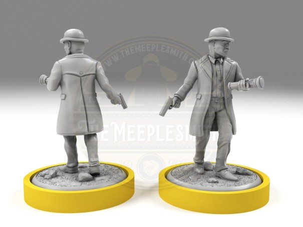 Pack of sidekicks miniatures for Unmatched Cobble & Fog