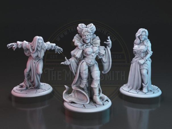 Pack of sidekicks miniatures for Unmatched Cobble & Fog