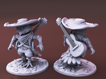 Curious Critters of Whimsy Isle. "The Bandito" miniature