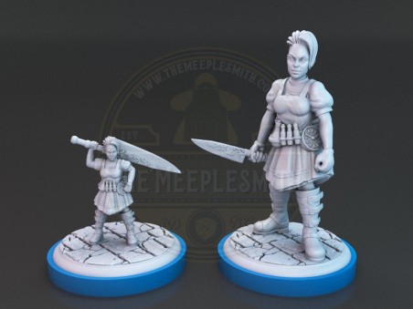 Pack of sidekicks miniatures for Unmatched Vol.1