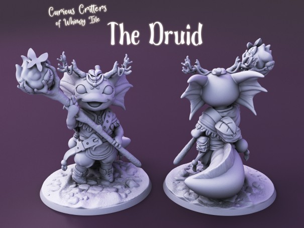 Curious Critters of Whimsy Isle. "The Druid" miniature