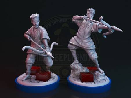 Pack of sidekicks miniatures for Unmatched Vol.2