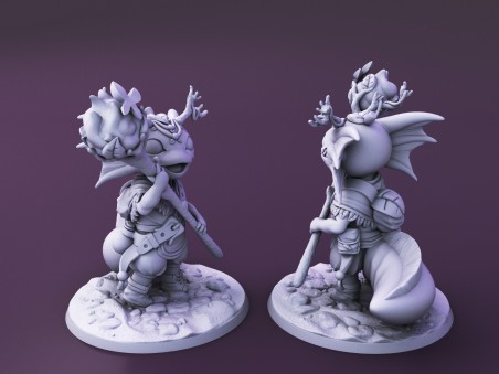 Curious Critters of Whimsy Isle. "The Druid" miniature