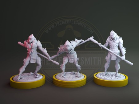 Pack of sidekicks miniatures for Unmatched Vol.2