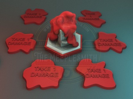 Pack of sidekicks miniatures for Unmatched Tales to Amaze