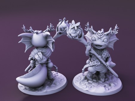 Curious Critters of Whimsy Isle. "The Druid" miniature