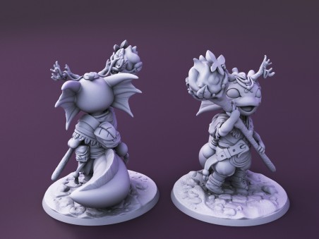 Curious Critters of Whimsy Isle. "The Druid" miniature