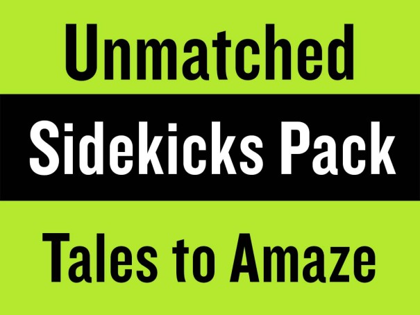 Pack of sidekicks miniatures for Unmatched Tales to Amaze